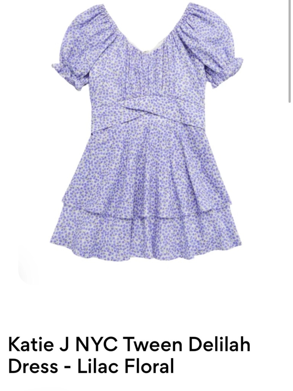 Katie J NYC Delilah Dress in Lilac